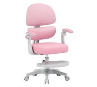 MARK ADLER Junior 4.4 - Chaise de Bureau Ergonomique pour Enfant et ado - Réglable en Hauteur - Évolutive 90-175 cm - Profondeur d’Assise réglable - Repose-Pieds - Accoudoirs rabattables - Rose