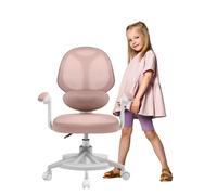 MARK ADLER Junior 4.5 Rosa | Chaise pivotante réglable pour enfants et adolescents | Réglable en hauteur