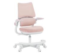 MARK ADLER Junior 5.7 Chaise de Bureau Enfant - Chaise Ergonomique Enfant - Soutien Lombaire réglable - avec Repose-Pieds - Accoudoirs rabattables 0-90° - Rose