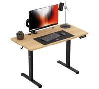 MARK ADLER Leader 6.9, Bureau électrique réglable en Hauteur 72-118 cm, Moteur Silencieux 50 kg, Panneau ErgoHub Flex LED, Plateau 120×60 cm, Cadre métallique renforcé