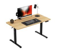 MARK ADLER Leader 7.3, Bureau électrique réglable en Hauteur 72-118 cm, Moteur Silencieux 50 kg, Plateau 140×60 cm, Panneau ErgoHub Flex LED, Cadre métallique renforcé, Craft