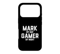 Mark by Day Gamer by Night Funny Gaming Meme Streamer Marks Coque pour iPhone 17 Pro