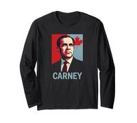 Mark Carney Pop Art/Premier ministre Canadien Mark Carney Manche Longue