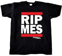 Mark E Smith Rip Mes T-Shirt The Fall Band Tribute Punk Shirt Vintage Gift Unisex Black Tee Manches Courtes(3X-Large)