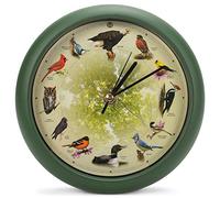 Mark Feldstein Horloge à Oiseau Chanteur pour Mur/Bureau, édition limitée du 20ᵉ Anniversaire, 20 cm