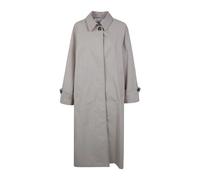 Mark Kenly Domino Tan - Caro Half Panama Coat - Femme - Manteaux - Gris - Taille: 38 FR