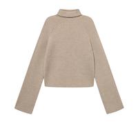 Mark Kenly Domino Tan - Kornelle Merino Ribbed Sweater - Femme - Pulls - Beige - Taille: 36 FR
