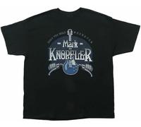 Mark Knopfler Guitar Tour T-Shirt Short Sleeve Top Graphic Tee Printed T-Shirt for Men Manches Courtes(Small)