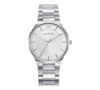 Mark Maddox HM1028-07 - Montre homme analogique trois aiguilles 40 mm, boîtier et bracelet en acier, cadran blanc, WR 50 m