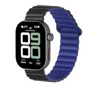 Mark Maddox Smart HS2007-50 Smartwatch unisexe noir et violet, bracelet en caoutchouc, appels depuis la montre, GPS dans l'application, contrôle du stress et fréquence cardiaque, collection Smart Now