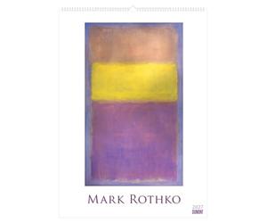 Mark Rothko 2027: Kunstkalender 50x70 cm mit Meisterwerken des Abstrakten Expressionismus und sprachneutralem Kalendarium