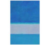 Mark Rothko Bleu Blanc Toile Peinture Abstrait Art Mural Mark Rothko Affiche Impression Moderne Impression Esthétique Image Pour La Maison 50x70cm Sans Cadre