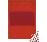 Mark Rothko Museums Puzzle Impossible, Puzzles en Bois Peinture, Casse-tête Art 1000 Pièces, Aux Adolescents Et Aux Adultes, Jeu De Team Building