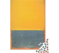 Mark Rothko Puzzles 1000 Pièce Classique, Puzzle en Bois Tableaux célèbres du Monde, Casse-tête Art, pour Adultes Et Adolescent, Puzzle Impossible Museums 1000 Pcs