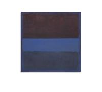 Mark Rothko Works (No. 61 (Rust And Blue) (4)) Affiche murale imprimée sur toile à suspendre 70 x 70 cm