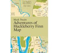 Mark Twain: Adventures of Huckleberry Finn Map