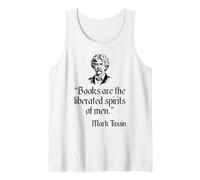 Mark Twain Books are The Liberated Spirits of Men Débardeur