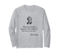 Mark Twain Chemise Mark Twain All You Need is Confidence Manche Longue