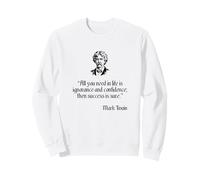Mark Twain Chemise Mark Twain All You Need is Confidence Sweatshirt