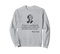 Mark Twain Chemise Mark Twain What A Classic Book Is Citation Sweatshirt