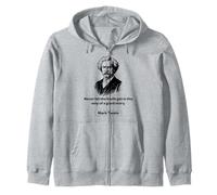 Mark Twain ne Laisse jamais la vérité entraver Une Bonne Histoire Sweat à Capuche