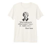 Mark Twain What Would Men Be Without Women T-Shirt Haut de Gamme