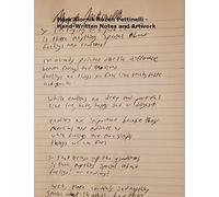 Mark Xiornik Rozen Pettinelli - Hand-Written Notes And Artwork