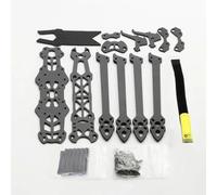 Mark4 7 Pouces 295mm 5mm épaisseur de Bras 3K Kit de Cadre Compatible en Fiber de Carbone Compatible avec Drone de Course FPV quadrirotor Bricolage