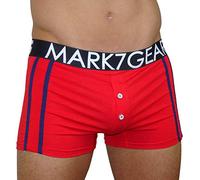 Mark7Gear Unterhose Kelson, Underwear/Loungewear Homme Pant Chili Red, Small, avec Jock-UP Technologie (Small)