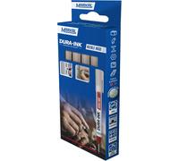 Markal 22241 Retail Pack Dura-Ink 5-Marqueur Pointe Fine Et Longue Pour Trous (4 Noirs)