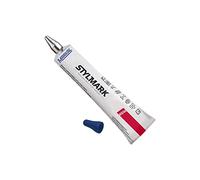 Markal Marqueur Stylmark 96657, pointe bille 3 mm en acier, Bleu