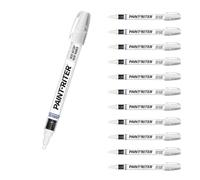 MARKAL 96820 Valve Action Paint Marker, pointe ogive de 3 mm, Blanc (Pack de 12)