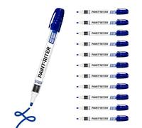 MARKAL 96825 Valve Action Paint Marker, pointe ogive de 2-4 mm, Bleu (Pack de 12)