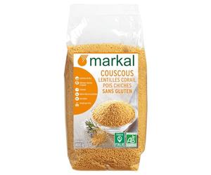 MARKAL - Couscous lentilles corail pois chiches 400g - Vente à l'unité - meilleure offre