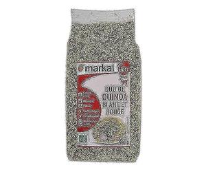 MARKAL Duo de quinoa blanc et rouge 500G Bio -