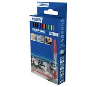 Markal DURA-INK FINE 22370 Marqueur permanent rouge, noir résiste à l'eau: oui