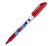 Markal Dura-Ink Lot de 2 marqueurs à pointe fine Rouge