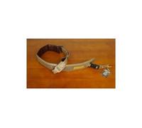 Markbass STRAP M MB BROWN - Sangle en cuir largeur 65mm - logo Markbass - couleur Brune