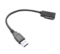 MARKELL Câble adaptateur USB 3.0 vers 7+6 13 broches pour ordinateur portable CD/DVD ROM lecteur optique