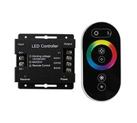 MARKELL DC12-24V LED Strip Light RF Touch Remote Controller Dimmer pour 5050 RGB Tape Lights Adjust Brightness