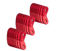 MARKELL Lot de 30 tendeurs de corde en alliage d'aluminium pour tendeurs de pour extérieur, camping, randonnée, tendeur de , accessoires de , rouge