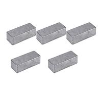 MARKELL Lot de 5 pédales d'effets de guitare en aluminium pour bricolage Kit de pédale de guitare 1590A