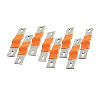 MARKELL Lot de 8 barres de collecte en cuivre nickelé de qualité supérieure pour l'énergie solaire et batterie à cycle profond.