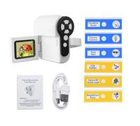 MARKELL Microscope Portable 1000X pour Enfants avec 6 Lumières LED Réglables LCD 2 Pouces avec Carte Mémoire de 32 Go