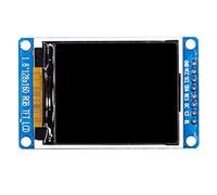 MARKELL Module d'affichage LCD 1,8" Full Color 128 x 160 RGB SPI TFT LCD Module d'affichage ST7735S 3,3 V Remplacer l'alimentation OLED