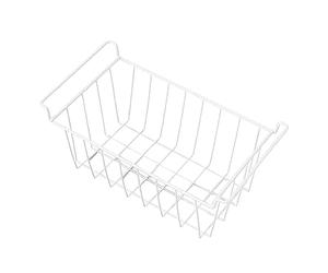 MARKELL Organisateur de Bouteilles de Réfrigérateur 1 Pièce avec Poignée de Récipient de Séparation pour Réfrigérateur pour Trier Le Panier Suspendu au Congélateur Blanc