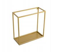 Markenloss D&S Vertriebs Étagère murale en métal Doré 35 cm