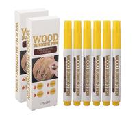 Marker à stylo de scorch Marker Burning Burning Pen Art Burn Burn Coller Marker 6PCS Set pour le travail du bois projets de fabrication biologique substance biologique