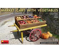Market Cart With Légumes Diorama 1:3 5 Plastique Model Kit Miniart