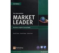 Market Leader 3rd Edition Pre-Intermediate Coursebook & DVD-Rom Pack.